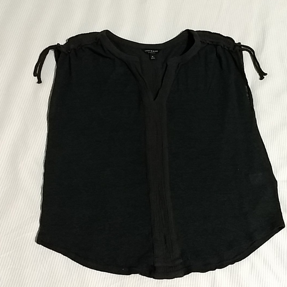 Lucky steel grey sleeveless top